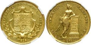 1/2 Onza / 4 Escudo Costa Rica Oro 