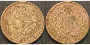 UNITED STATES 1 Cent 1863 - VF - 3355 