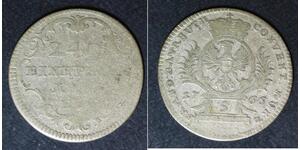 BRANDENBURG-BAYREUTH 5 Kreuzer 1766 - Billon - Frederich Christian - 1098