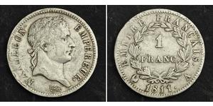 1 Franc First French Empire (1804-1814) Silver 