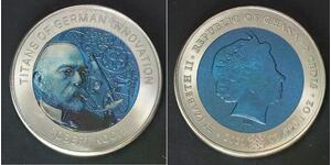 GHANA 2 Cedis 2021 - Titanium - Robert Koch - aUNC - 4231