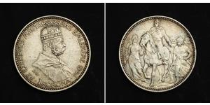 1 Korona Impero austro-ungarico (1867-1918) Argento Franz Joseph I (1830 - 1916)