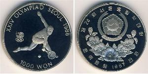 1000 Won Südkorea Kupfer/Nickel 
