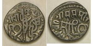CHAUHAN Dynasty (India) Jital ND - Silver - Chahada Deva (1171-1192) - VF -1901*