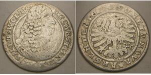 SILESIA LIEGNITZ BRIEG 15 Kreuzer 166? - Silver - Christian - VF - 2623 *