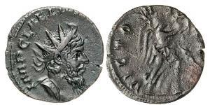 LELIANO (268) Antoniniano. D/ Busto radiato R/ La Vittoria con corona e palma. Coh. 4 RIC 9 Tredici 3 Mi g 2,92 Molto rara • Bellissimo ritratto q.SPL/BB