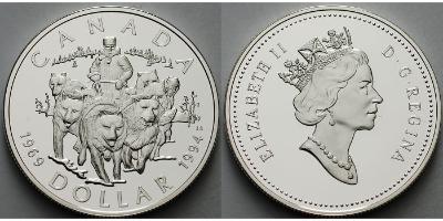 1 Dollaro Canada Argento Elisabetta II (1926-2022)