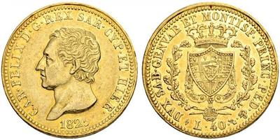 40 Lira Italian city-states Or 
