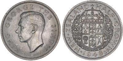 GEORGE VI, halfcrown, 1948. Uncirculated.
