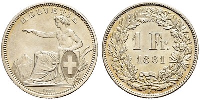 1 Franc Suisse Argent 