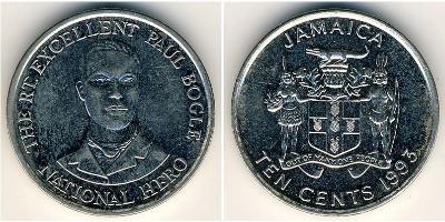 10 Cent Giamaica (1962 - ) Rame/Nichel 