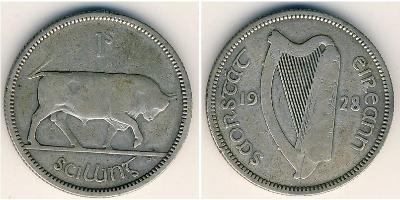 1 Шилінг Ірландія (1922 - ) Срібло 