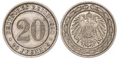 20 Pfennig German Empire (1871-1918)  