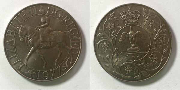 United Kingdom | 25 Pence | 1977
