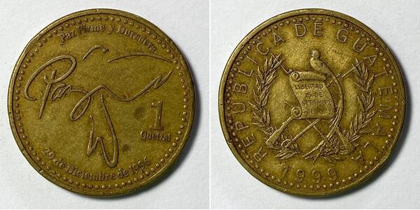Guatemala | 1 Quizetal | 1999